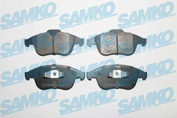SAMKO 5SP1388 Комплект тормозных колодок,
