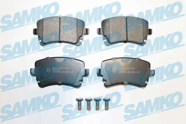 SAMKO 5SP1398 Комплект тормозных колодок,