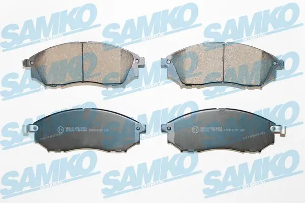 SAMKO 5SP1406 Колодки тормозные дисковые