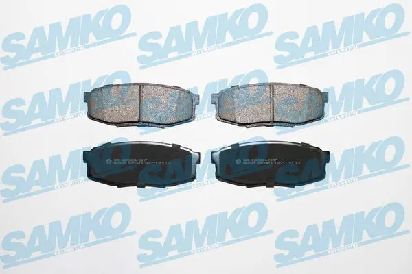 SAMKO 5SP1419 Комплект тормозных колодок,