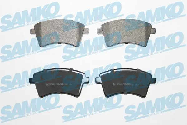 SAMKO 5SP1465 Комплект тормозных колодок,
