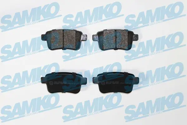 SAMKO 5SP1487 Комплект тормозных колодок,