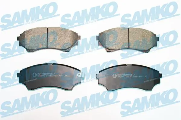 SAMKO 5SP1499 Комплект тормозных колодок,