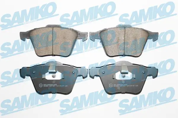 SAMKO 5SP1507 Комплект тормозных колодок,