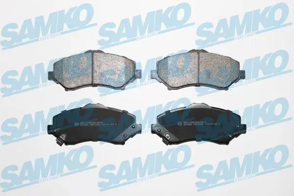SAMKO 5SP1549 Комплект тормозных колодок,
