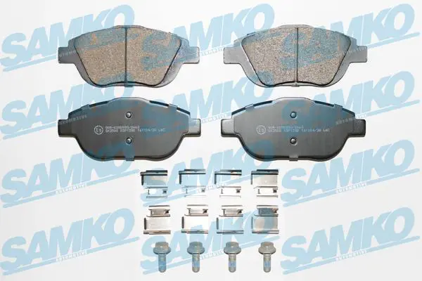 SAMKO 5SP1590K Brake Pad Set, disc brake