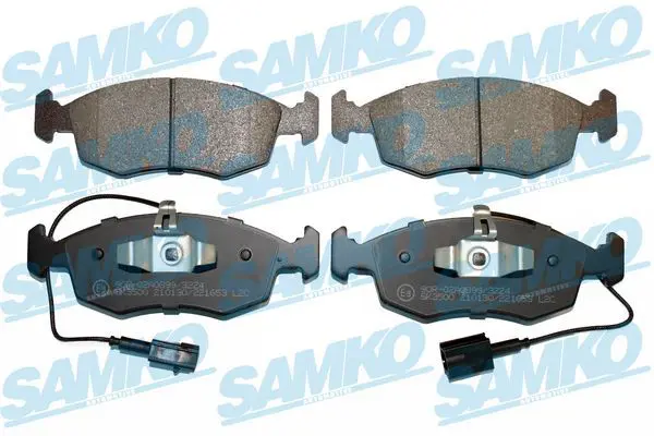 SAMKO 5SP1653 Комплект тормозных колодок,