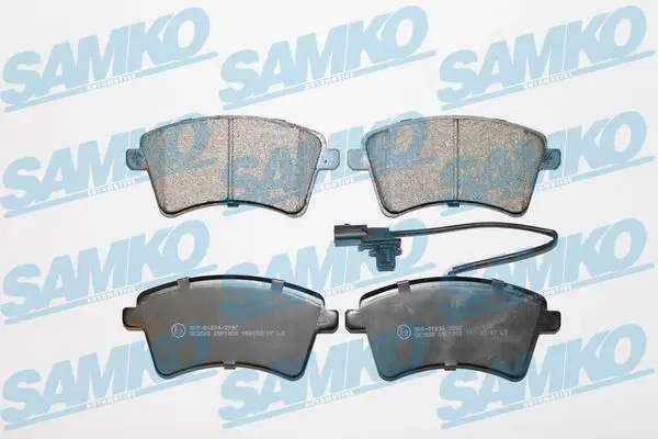 SAMKO 5SP1800 Комплект тормозных колодок,