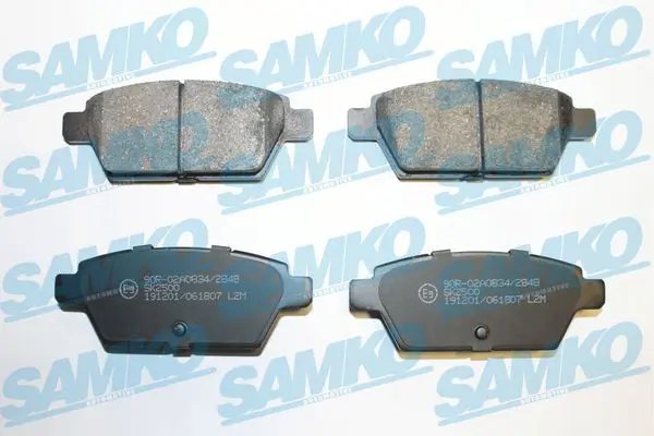 SAMKO 5SP1807 Комплект тормозных колодок,