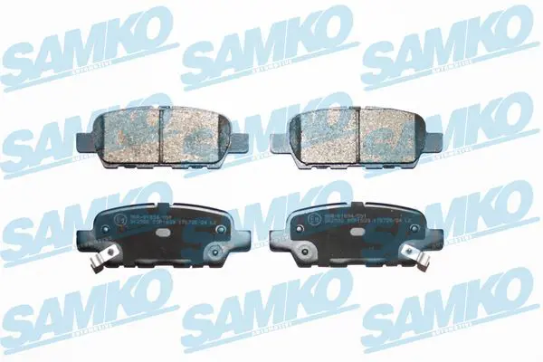 SAMKO 5SP1839 Комплект тормозных колодок,