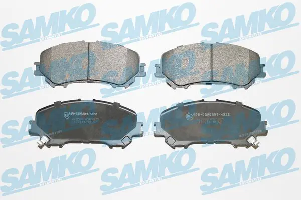 SAMKO 5SP1975 Комплект тормозных колодок,