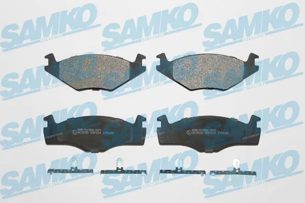 SAMKO 5SP224 Комплект тормозных колодок,