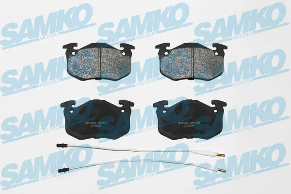 SAMKO 5SP231 Brake Pad Set, disc brake