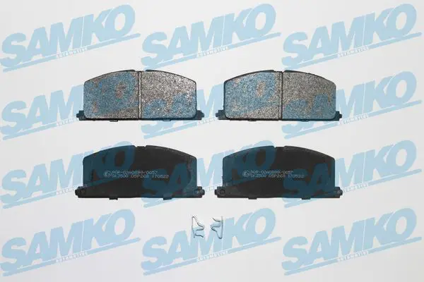 SAMKO 5SP268 Комплект тормозных колодок,