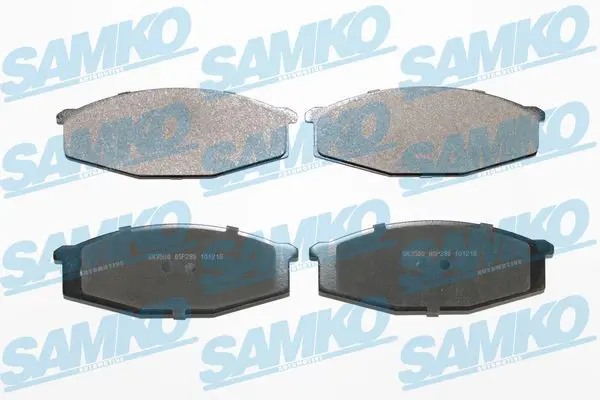 SAMKO 5SP289 Комплект тормозных колодок,