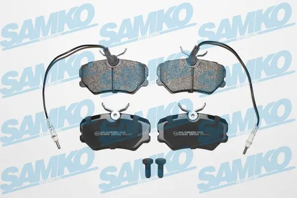 SAMKO 5SP293 Комплект тормозных колодок,