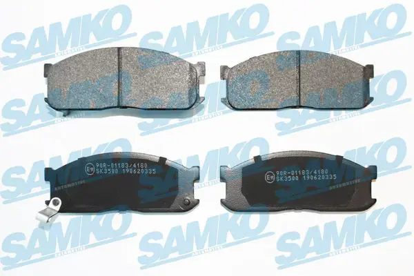 SAMKO 5SP335 Комплект тормозных колодок,
