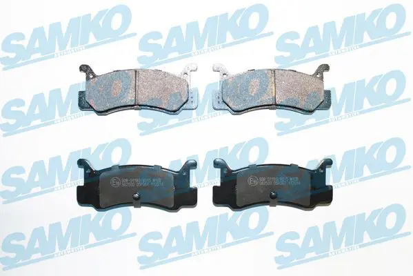 SAMKO 5SP367 Комплект тормозных колодок,