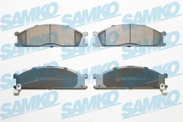 SAMKO 5SP378 Комплект тормозных колодок,