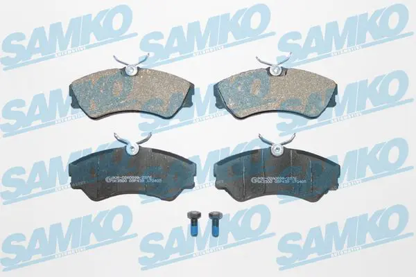 SAMKO 5SP439 Комплект тормозных колодок,