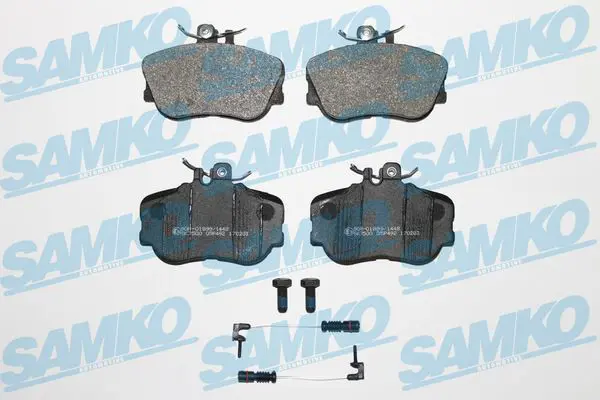 SAMKO 5SP492A Комплект тормозных колодок,