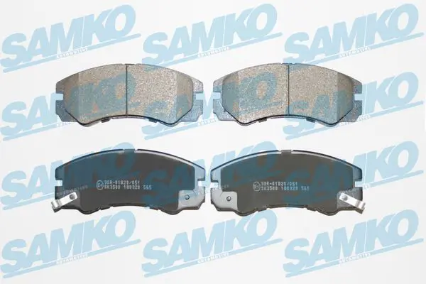 SAMKO 5SP565 Комплект тормозных колодок,