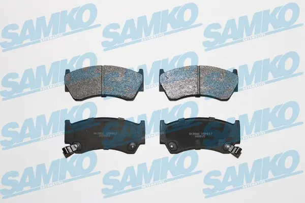 SAMKO 5SP617 Комплект тормозных колодок,