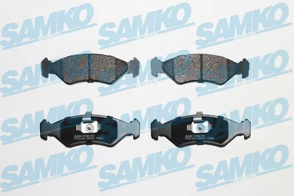 SAMKO 5SP625 Brake Pad Set, disc brake