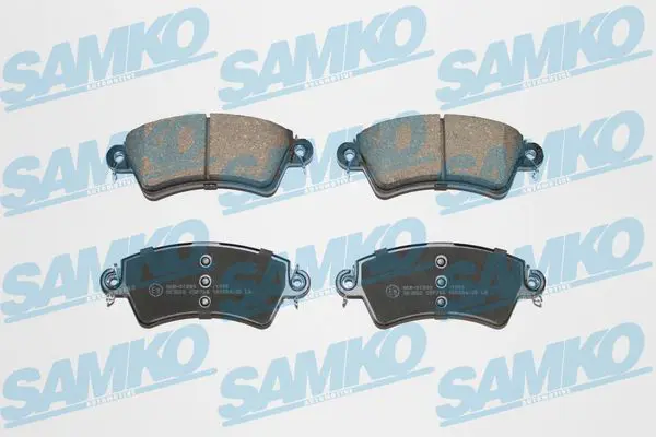 SAMKO 5SP766 Комплект тормозных колодок,