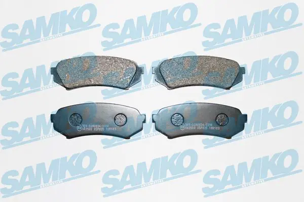 SAMKO 5SP835 Комплект тормозных колодок,