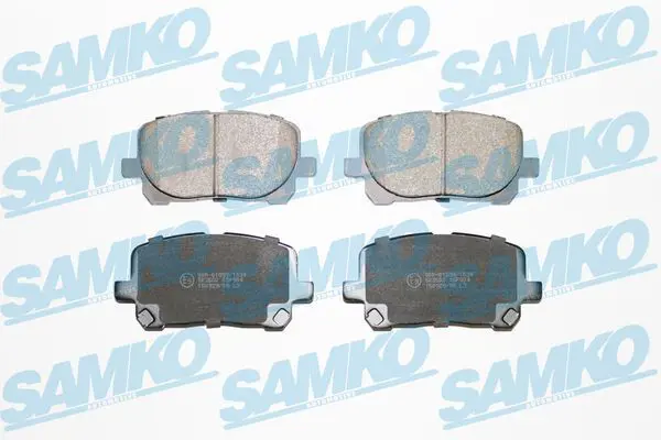 SAMKO 5SP904 Комплект тормозных колодок,