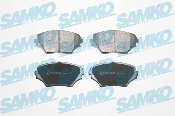 SAMKO 5SP958 Brake Pad Set, disc brake