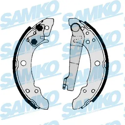 SAMKO 80140 Комплект тормозных колодок