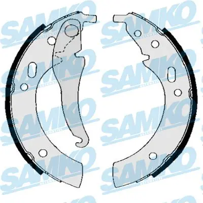 SAMKO 80330 Комплект тормозных колодок