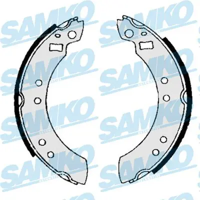 SAMKO 80600 Комплект тормозных колодок