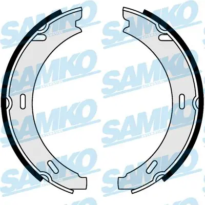 SAMKO 84730 Комплект тормозных колодок,