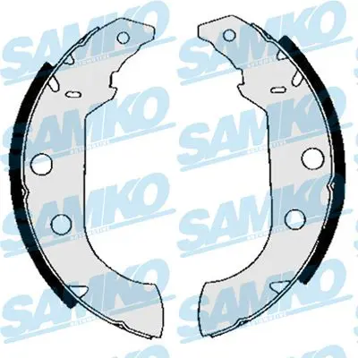 SAMKO 84980 Комплект тормозных колодок