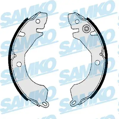 SAMKO 85220 Комплект тормозных колодок