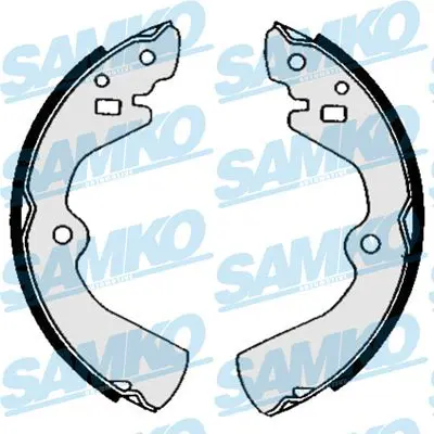 SAMKO 85480 Комплект тормозных колодок