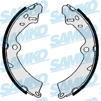 SAMKO 85540 Комплект тормозных колодок