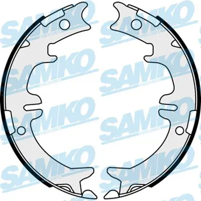 SAMKO 88340 Комплект тормозных колодок,