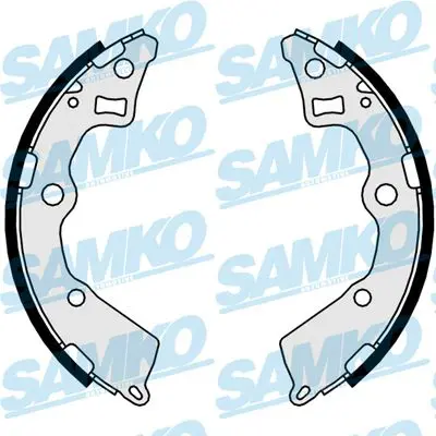 SAMKO 89830 Комплект тормозных колодок