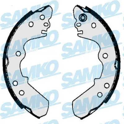 SAMKO 86340 Комплект тормозных колодок