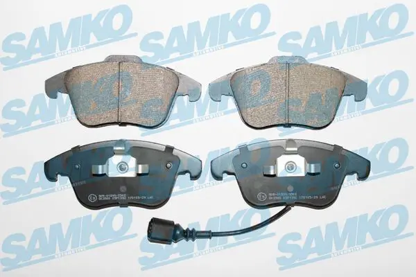 SAMKO 5SP1392 Колодки тормозные дисковые