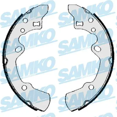 SAMKO 85620 Комплект тормозных колодок