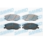 5SP1448 SAMKO Комплект тормозных колодок,