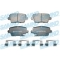5SP2141K SAMKO Комплект тормозных колодок,