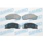 5SP1072 SAMKO Комплект тормозных колодок,