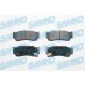 5SP1417 SAMKO Комплект тормозных колодок,