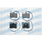 5SP283 SAMKO Brake Pad Set, disc brake